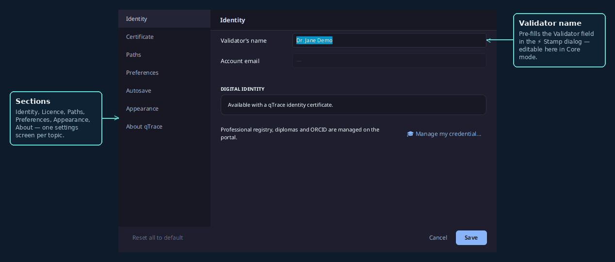 4. Configure qTrace