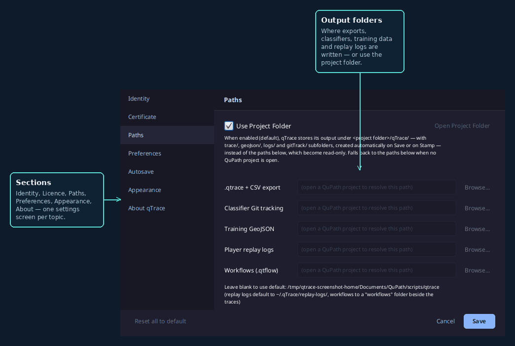 4. Configure qTrace