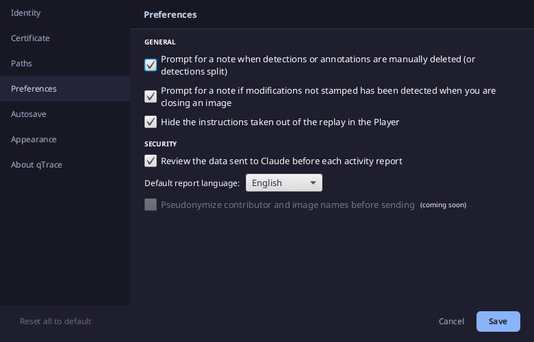 4. Configure qTrace